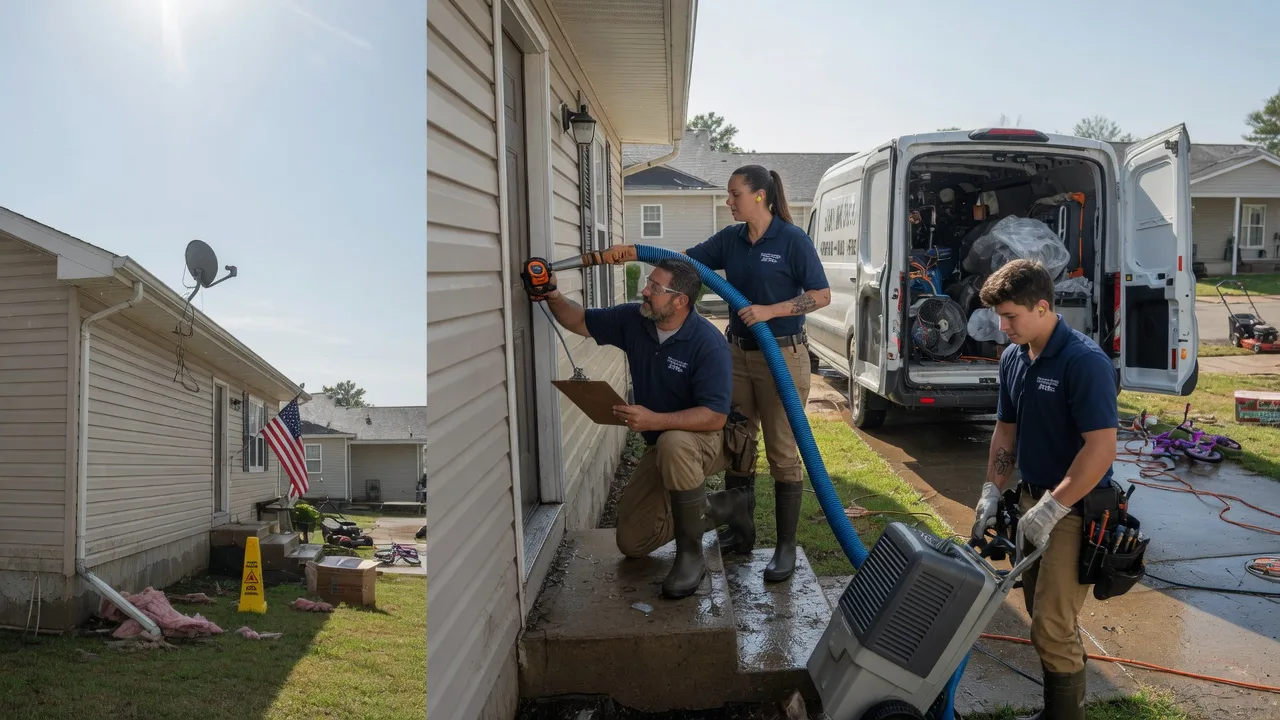 Ceiling Water Damage Restoration in Marietta, OK near me